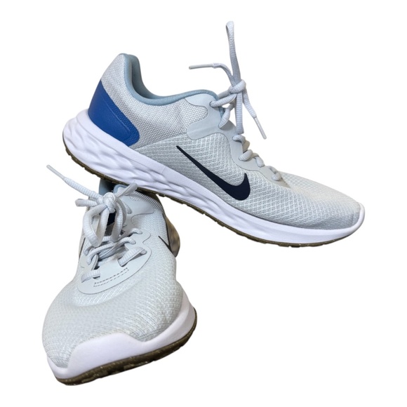 NIKE Running Shoes Mens Size 8.5 Revolution 6 Next Nature Pure platinum Thunder - Picture 1 of 9